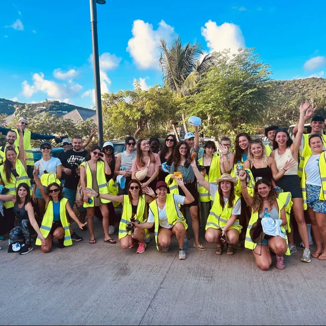 clean-up à Saint Barth Carl Gustaf