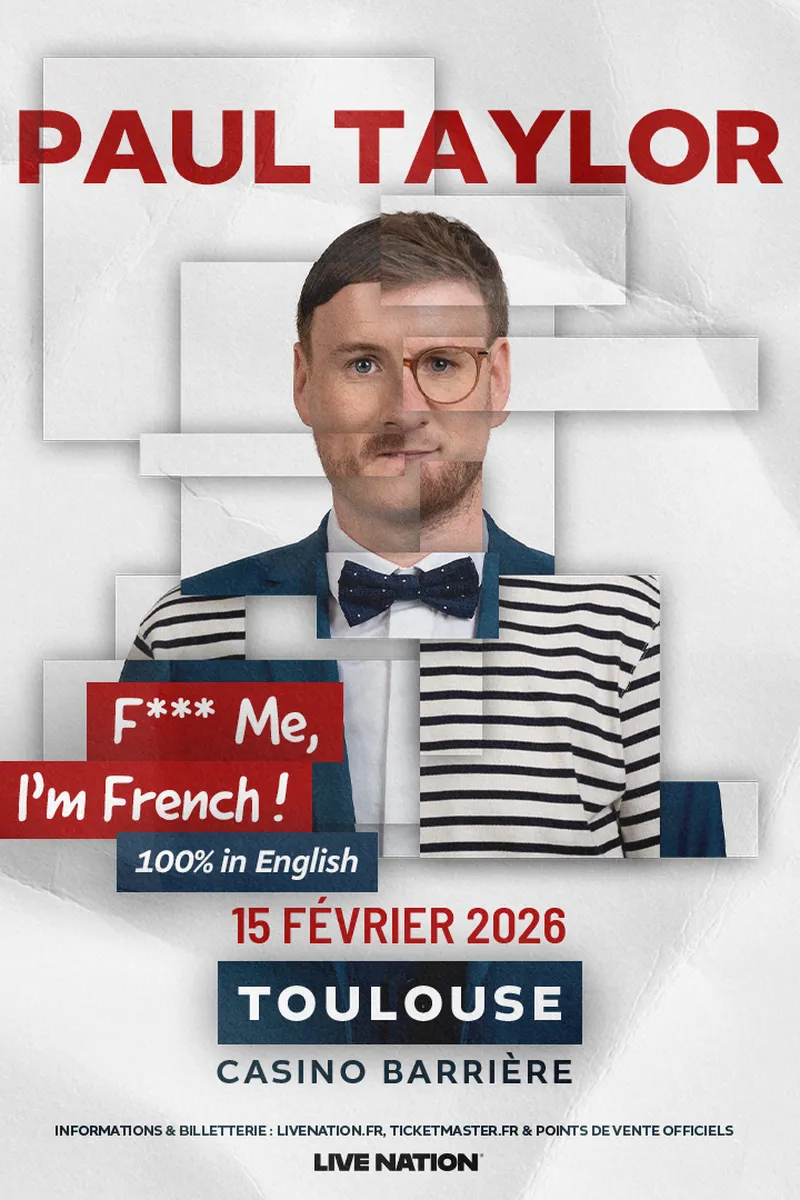 Affiche du spectacle de Paul Taylor - F*** me, Im French