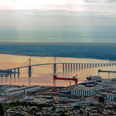 Les chantiers de l'Atlantique de Saint-Nazaire