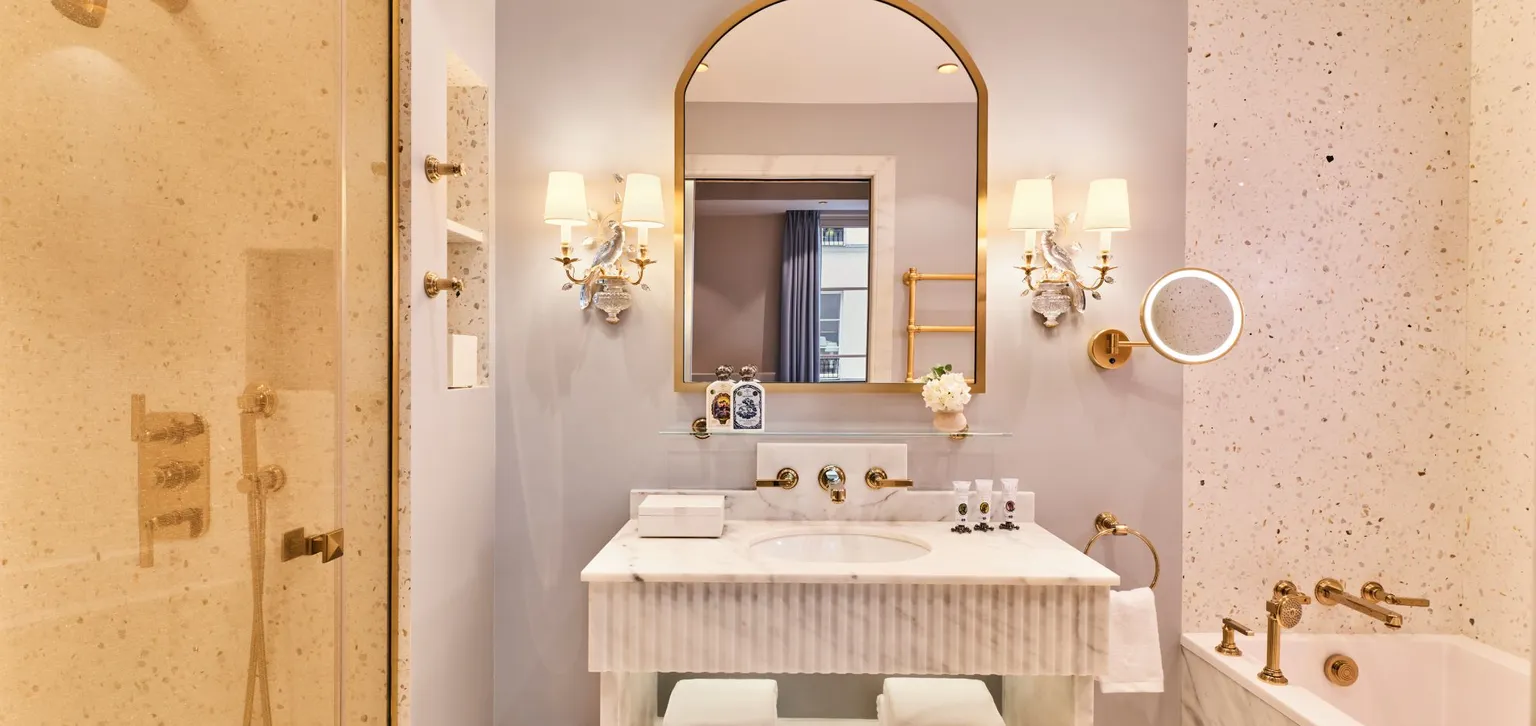 Hôtel Maison Barrière Vendôme - Grands Appartements - Isadora - Salle de bain