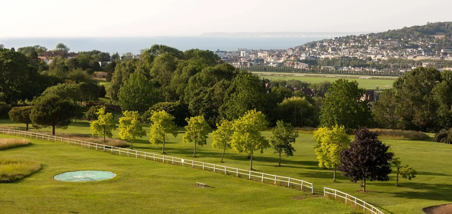 Vue mer du Golf Barrière Deauville