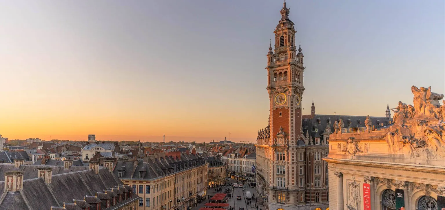 Vue de Lille en automne