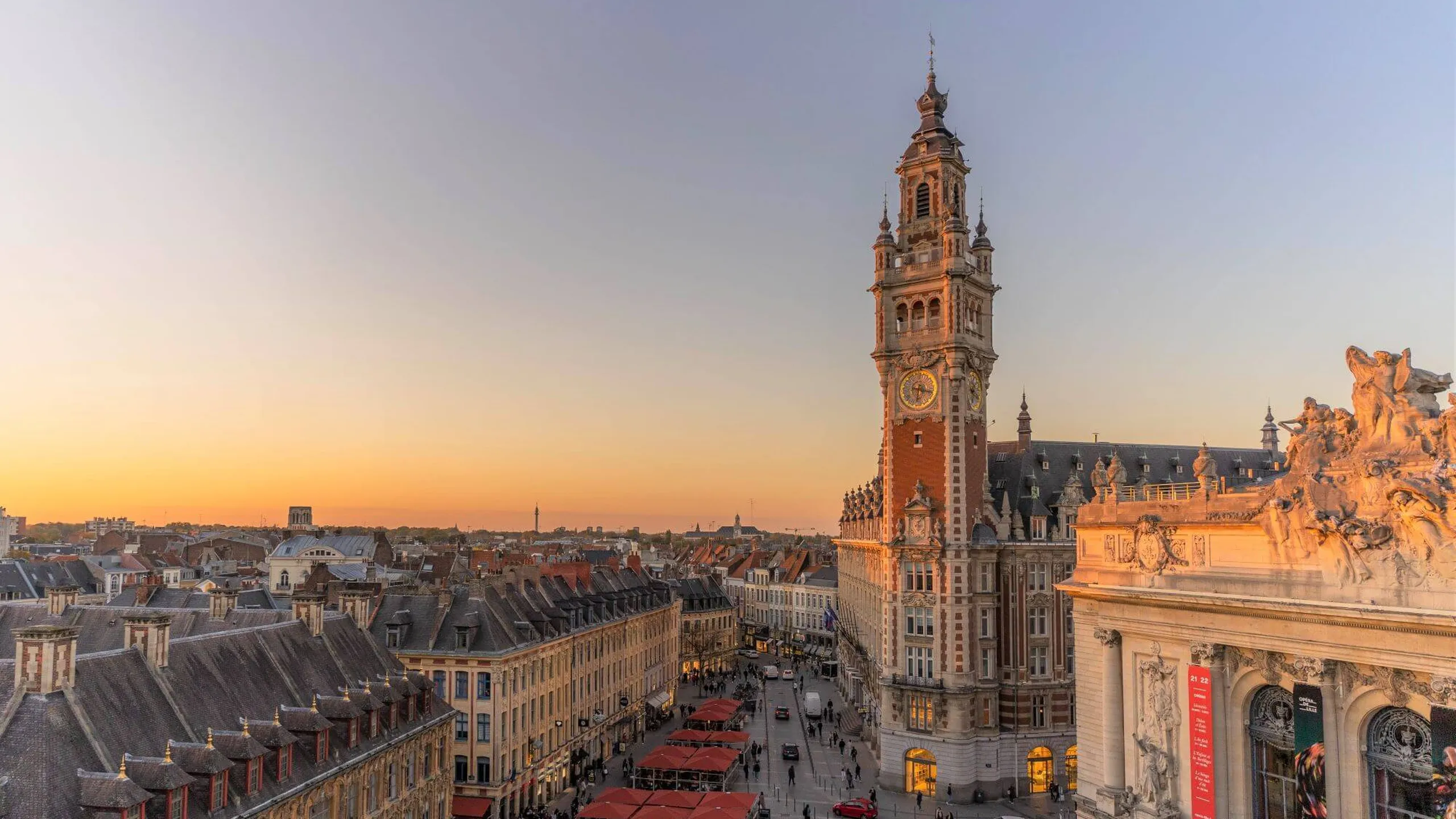 Vue de Lille en automne