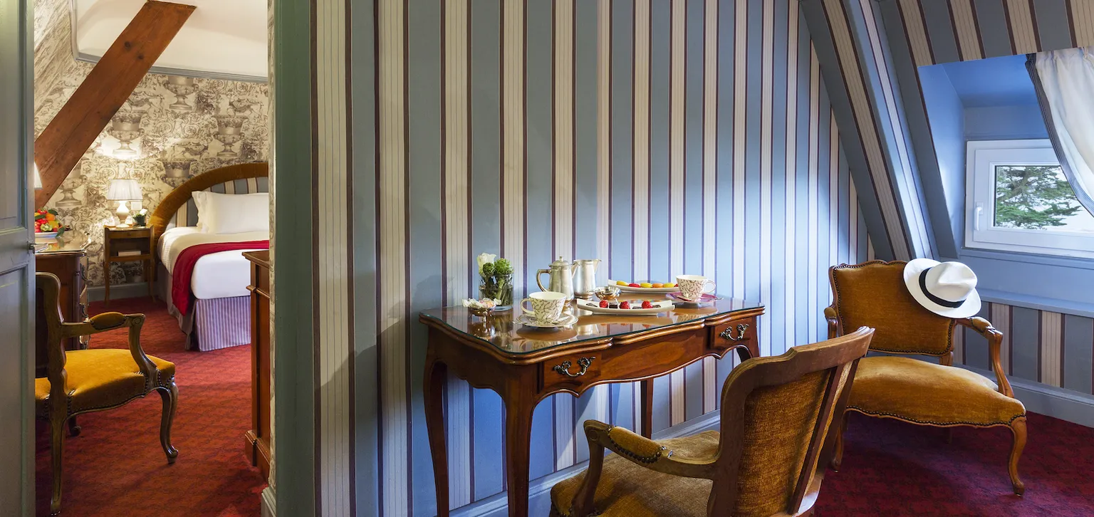 Coin bureau de l'Appartement Familial de l'hôtel Le Castel Marie-Louise à La Baule