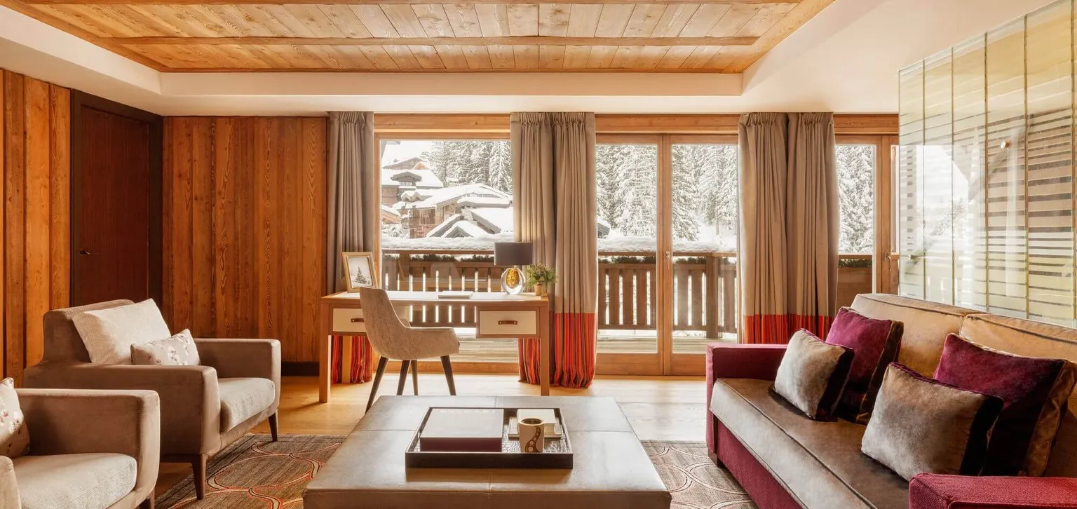 Photo du salon de la suite les neiges