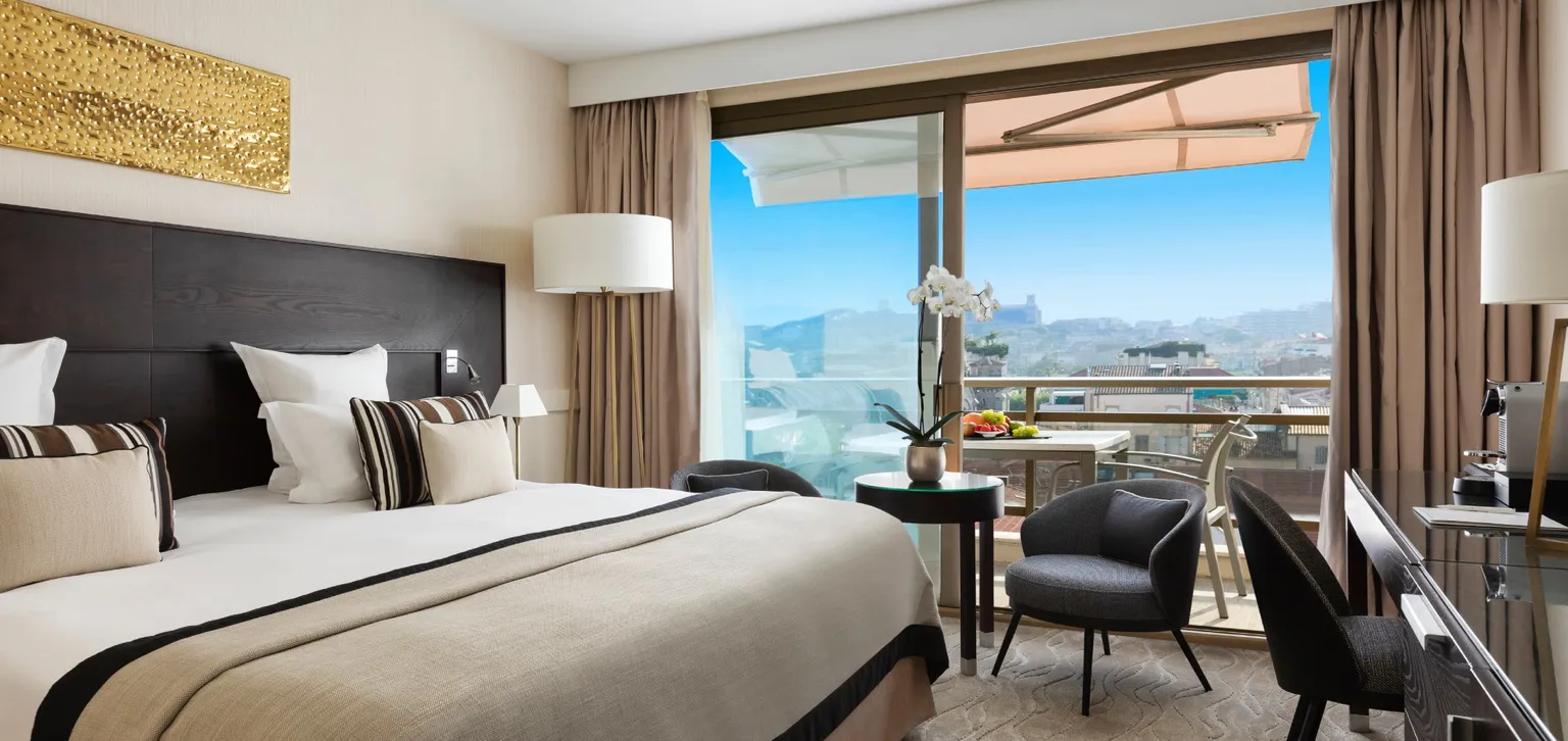 Chambre à l'hôtel le gray d'albion à cannes