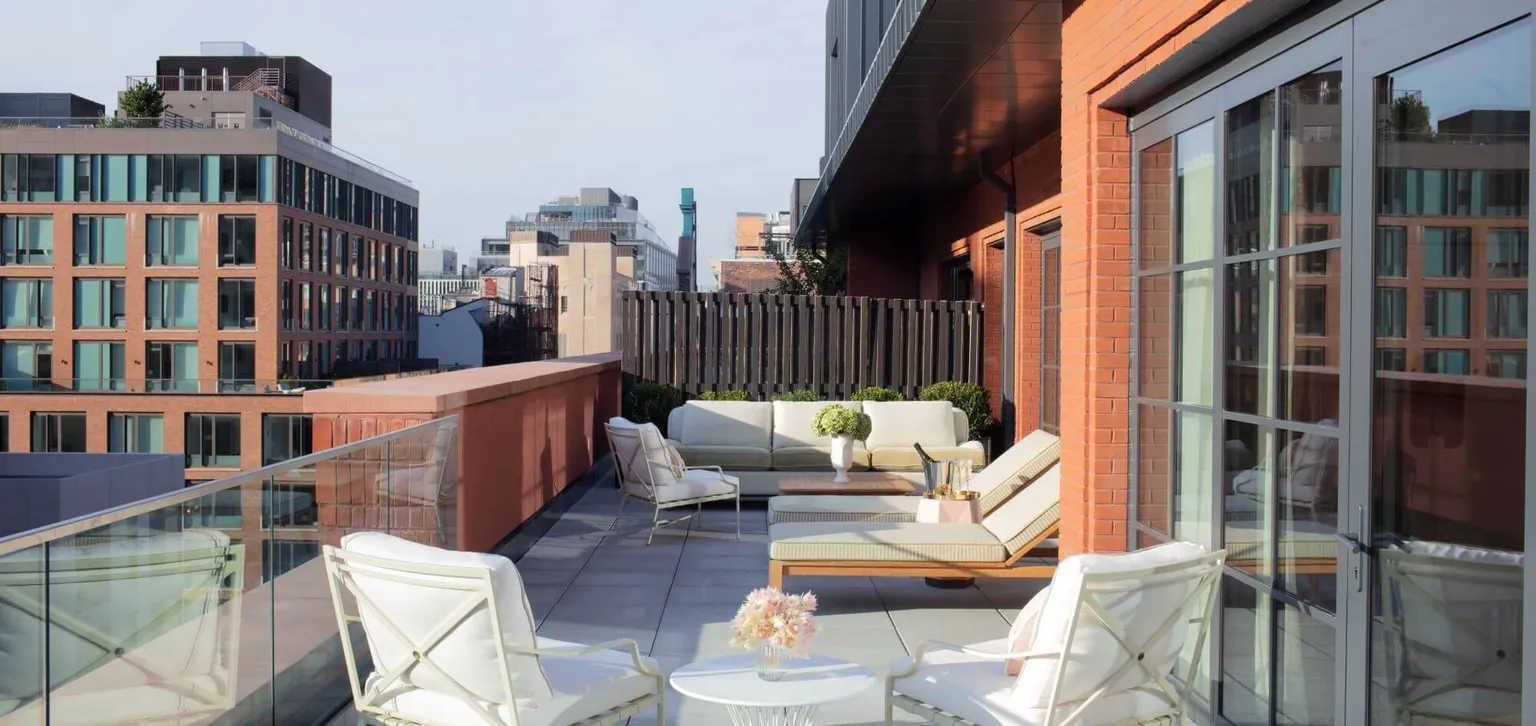 Terrasse du Fouquet's Penthouse de l'hôtel Fouquet's New York
