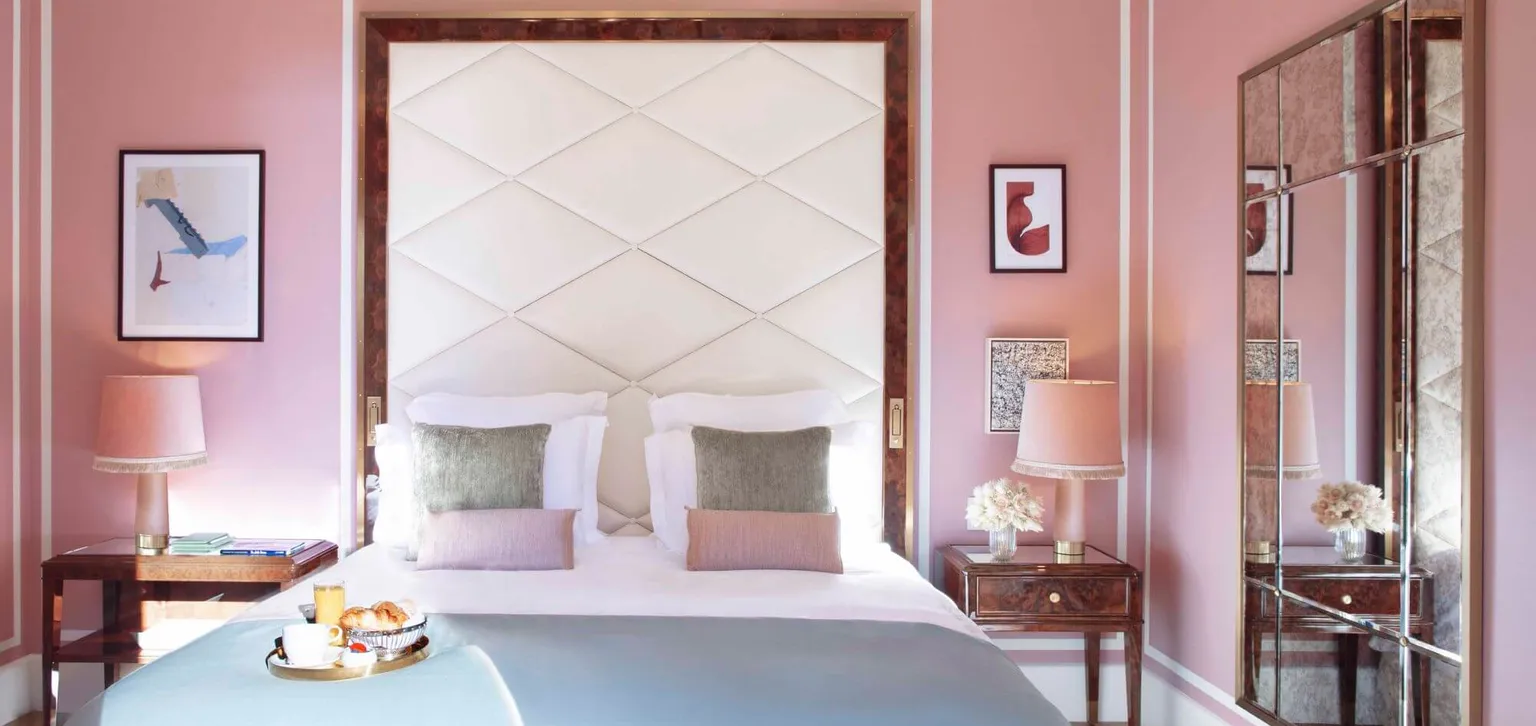 Chambre de la Two Bedroom Hudson View Corner Suite de l'hôtel Fouquet's New York