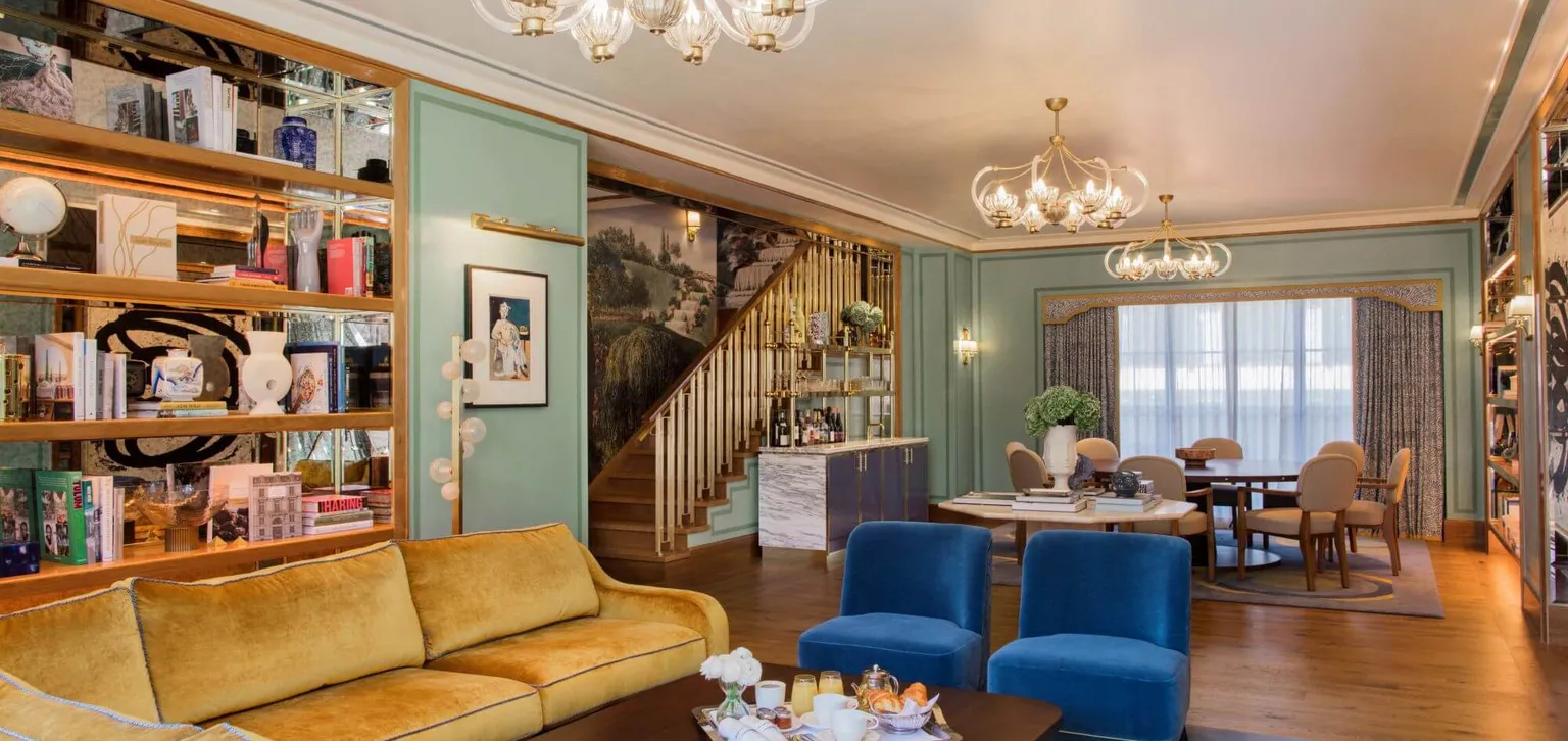 Salon du Fouquet's Penthouse de l'hôtel Fouquet's New York