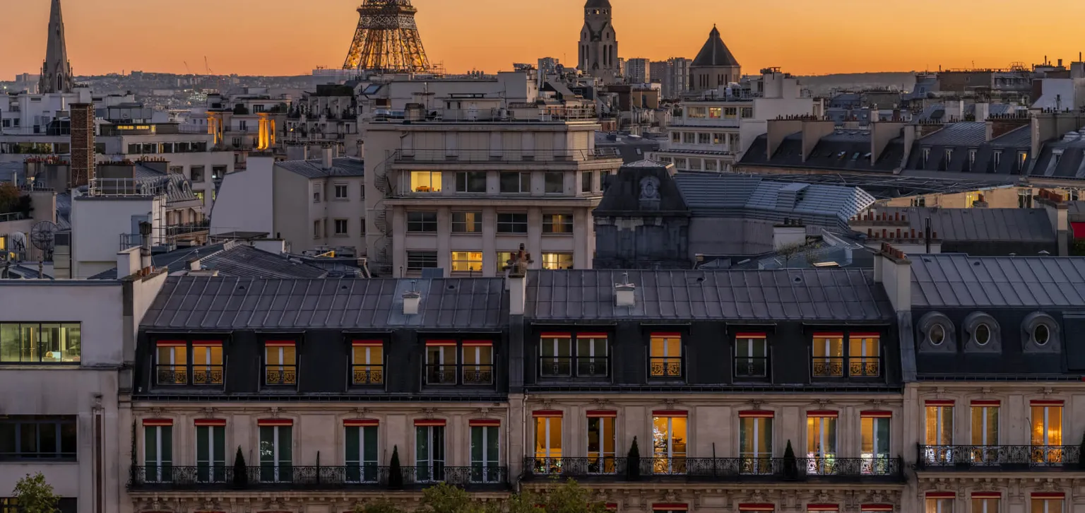 Vue sur le Fouquet's Paris