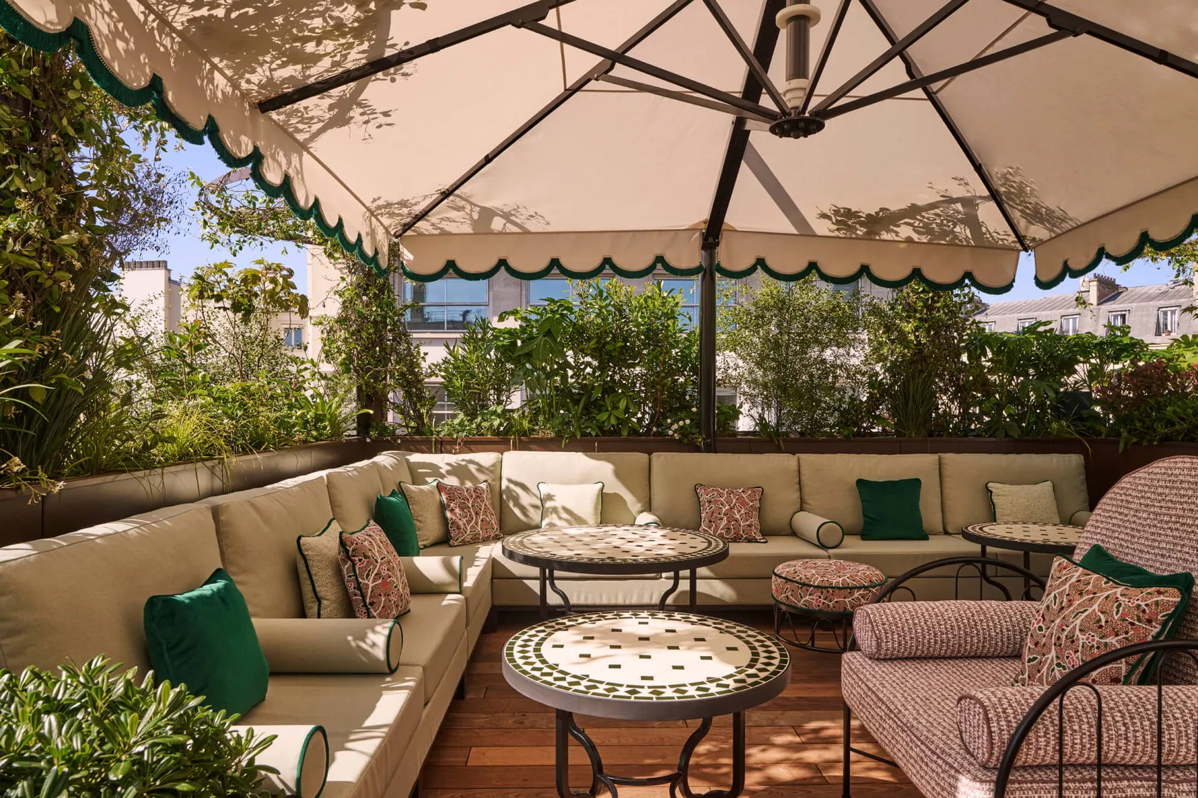 Rooftop au Fouquet's Paris
