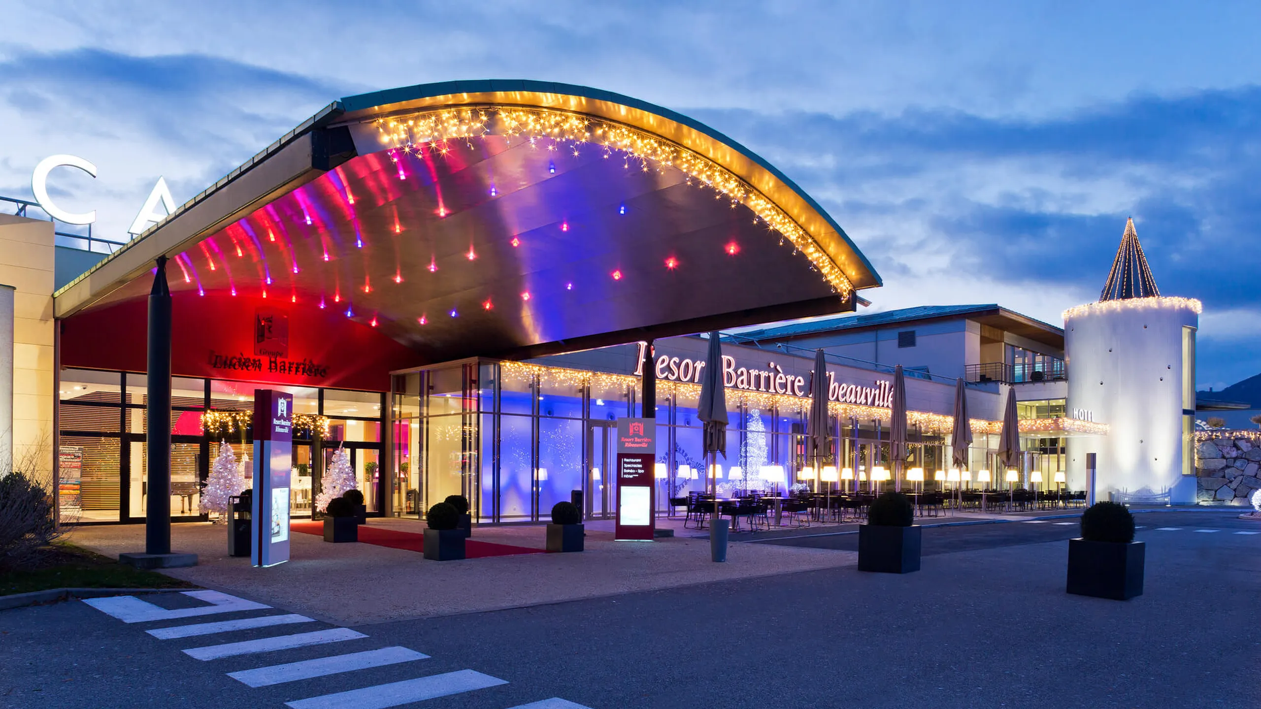 Entrée du Casino Barrière Ribeauvillé