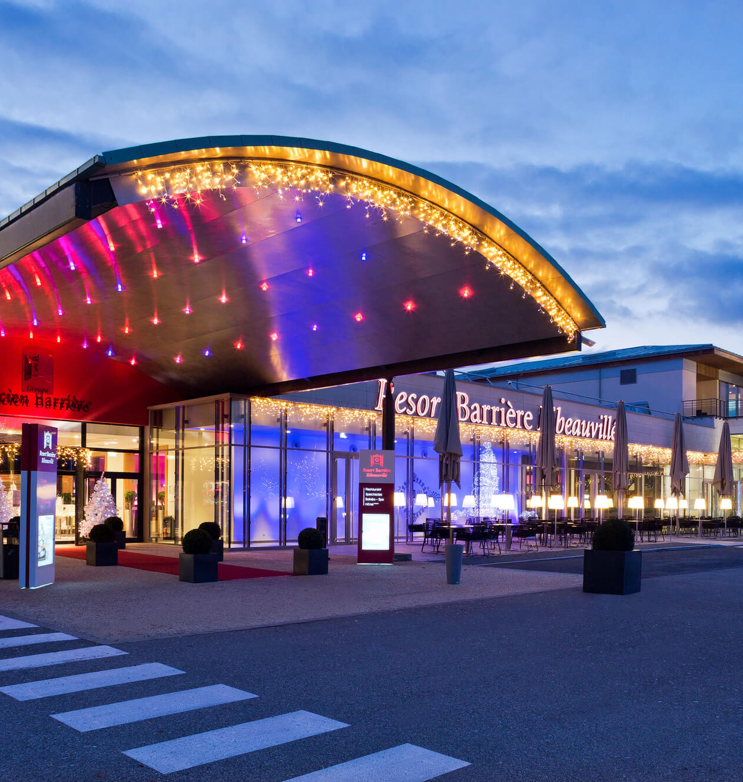 Entrée du Casino Barrière Ribeauvillé