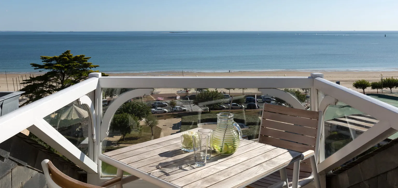 Chambre supérieure mer au Royal La Baule