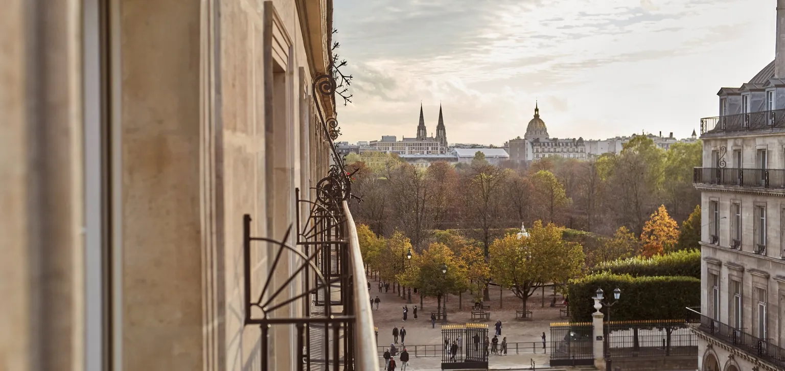 Maison Barrière Vendôme vue Tuilerie