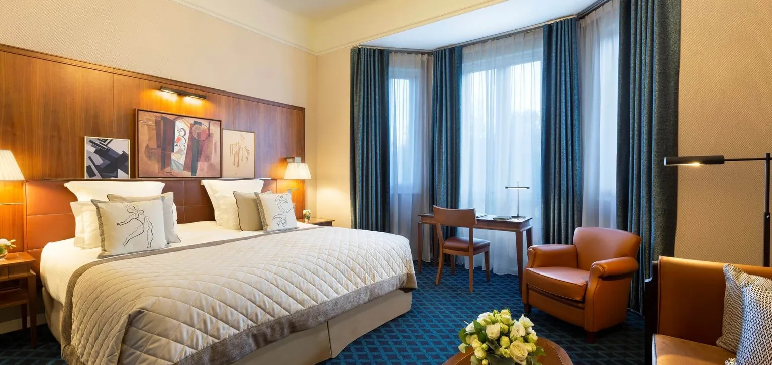 Chambres de l'hôtel Westminster au Touquet