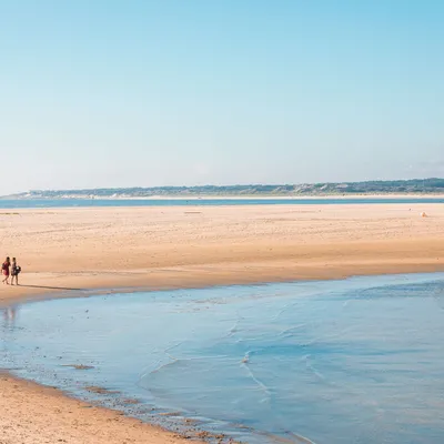 Marché local et Baie de Canche