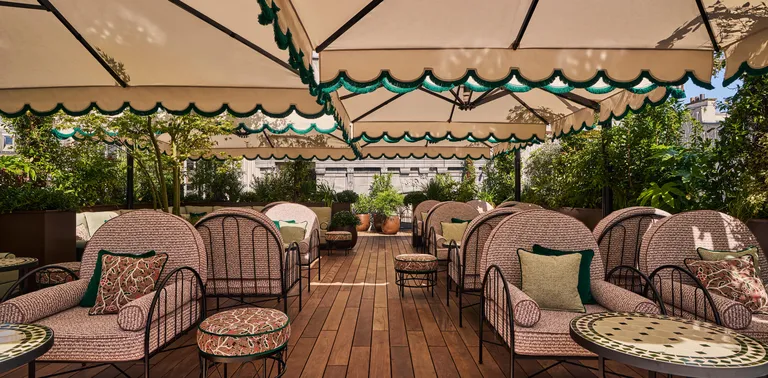 Rooftop au Fouquet's Paris