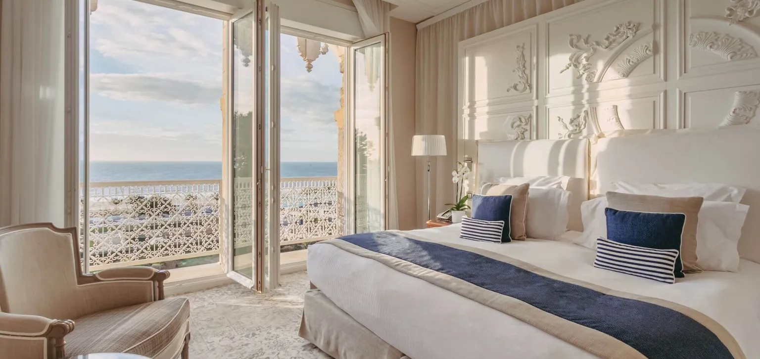 chambre vue mer au royal la baule