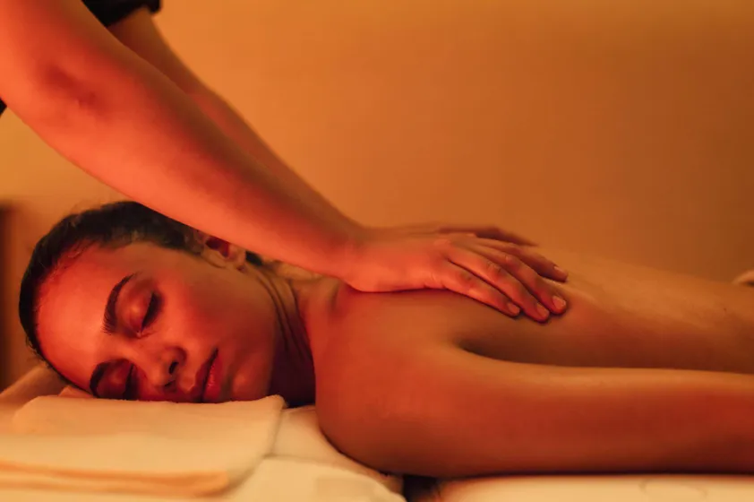 Cabine de soin pour massage à la Thalasso La Baule