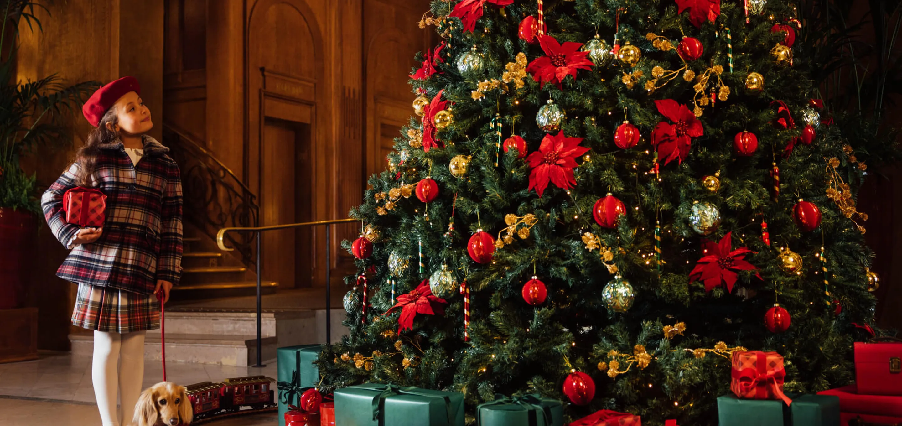 Sapin de Noël à l'Hôtel Le Normandy