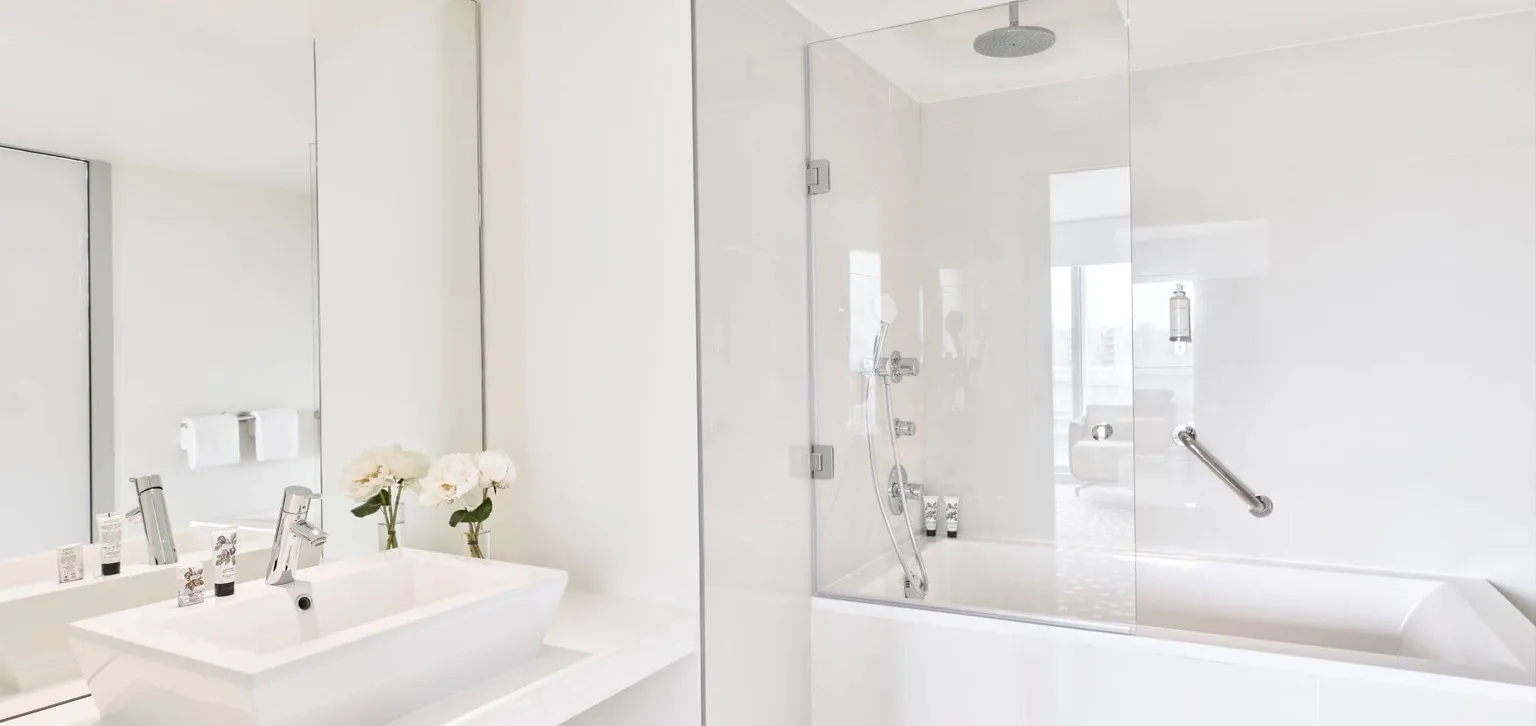Salle de bain de la Chambre Executive de l'hôtel Barrière de Lille