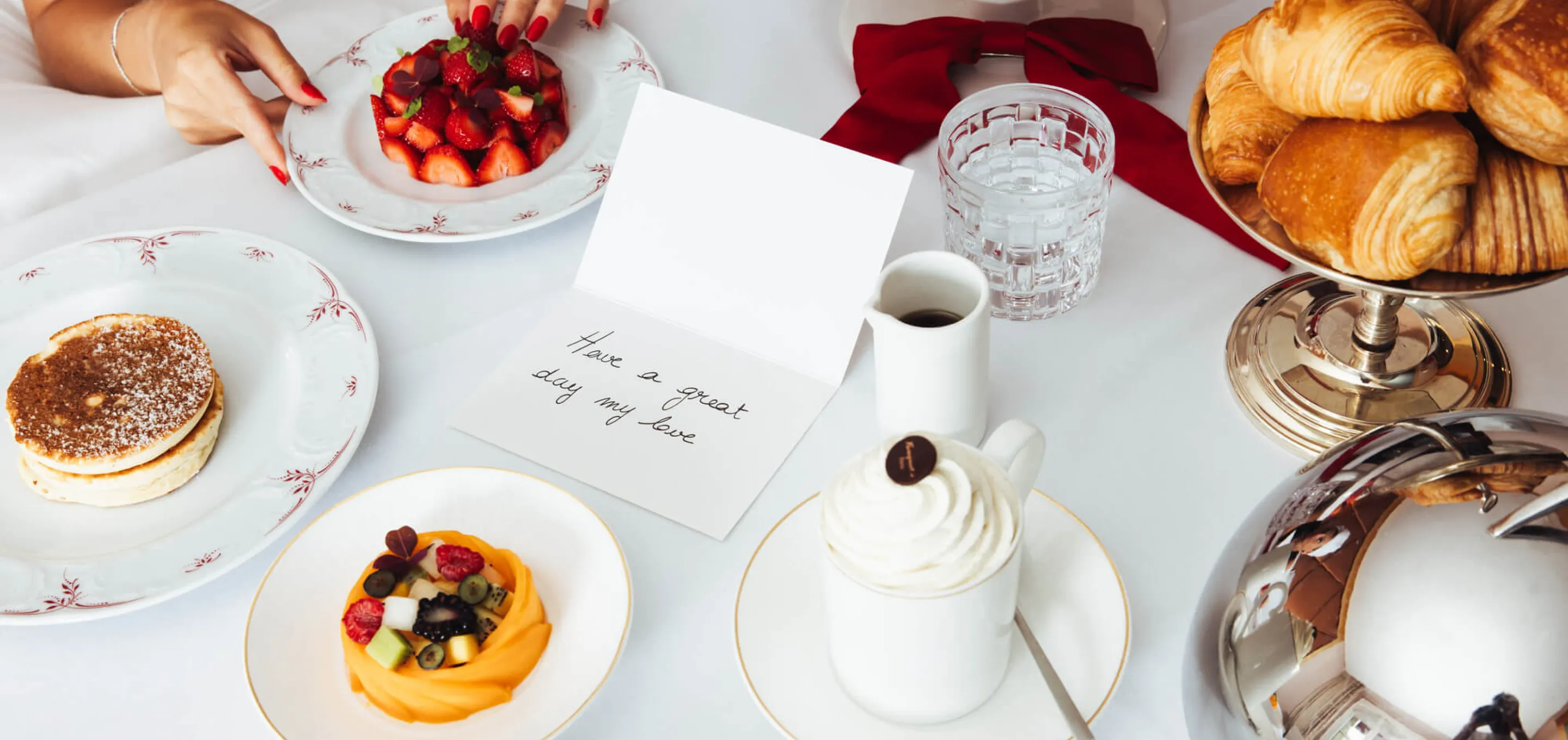 saint-valentin Petit-déjeuner