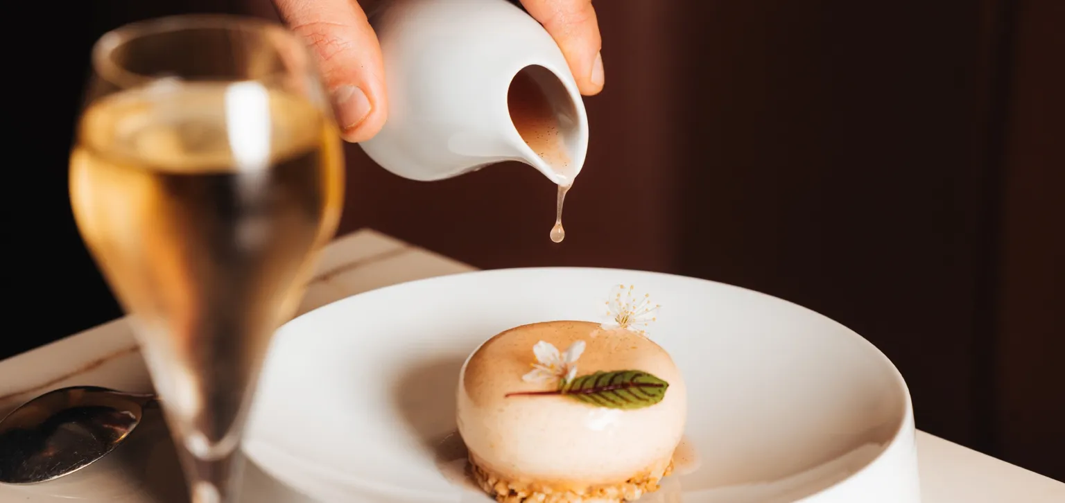 Dessert sur table