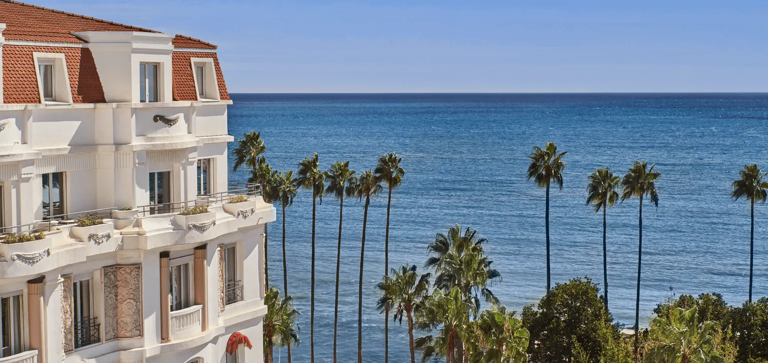 Vue sur la mer Le Majestic Cannes