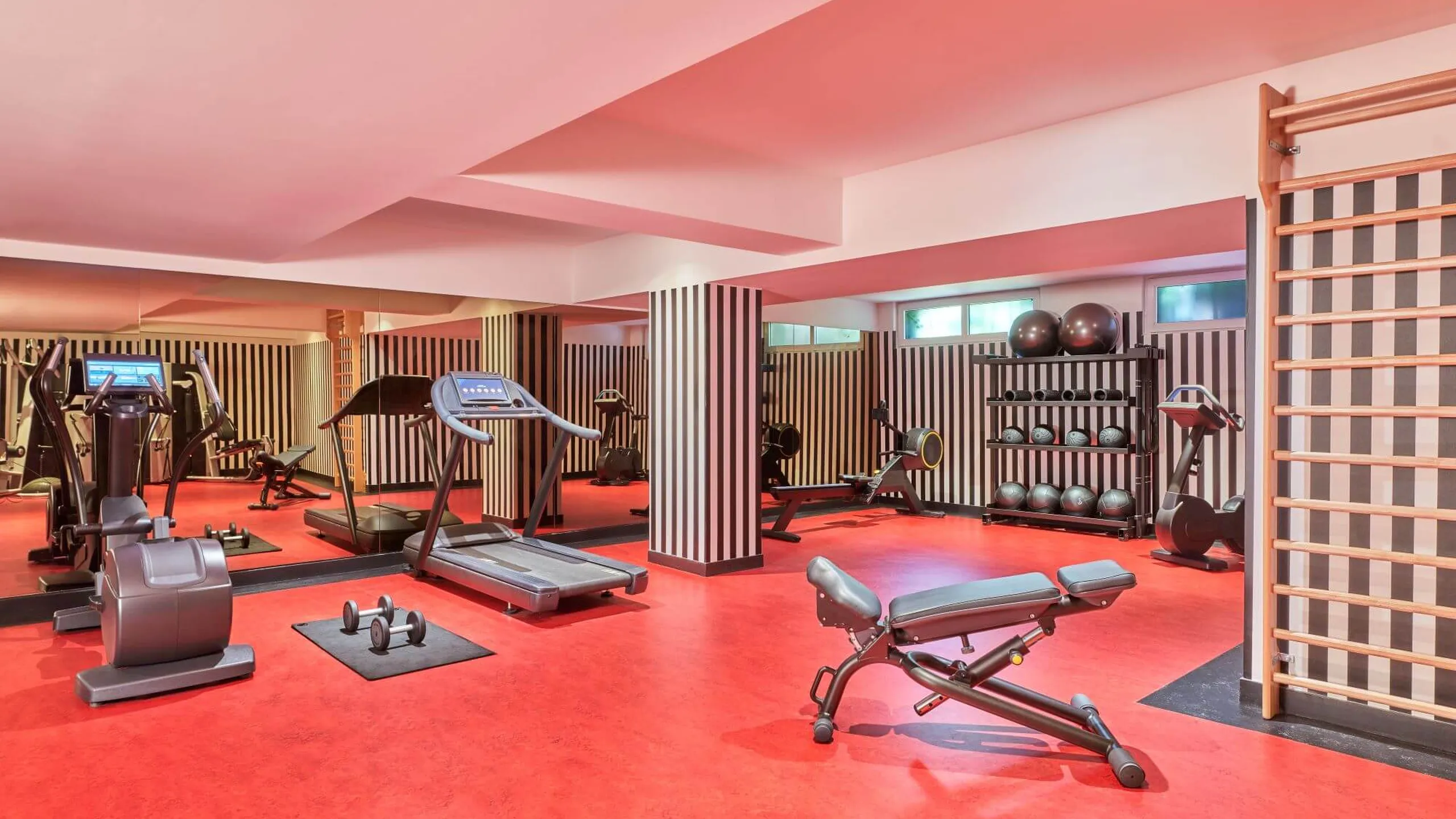 L'espace Fitness de l'hôtel Westminster au Touquet