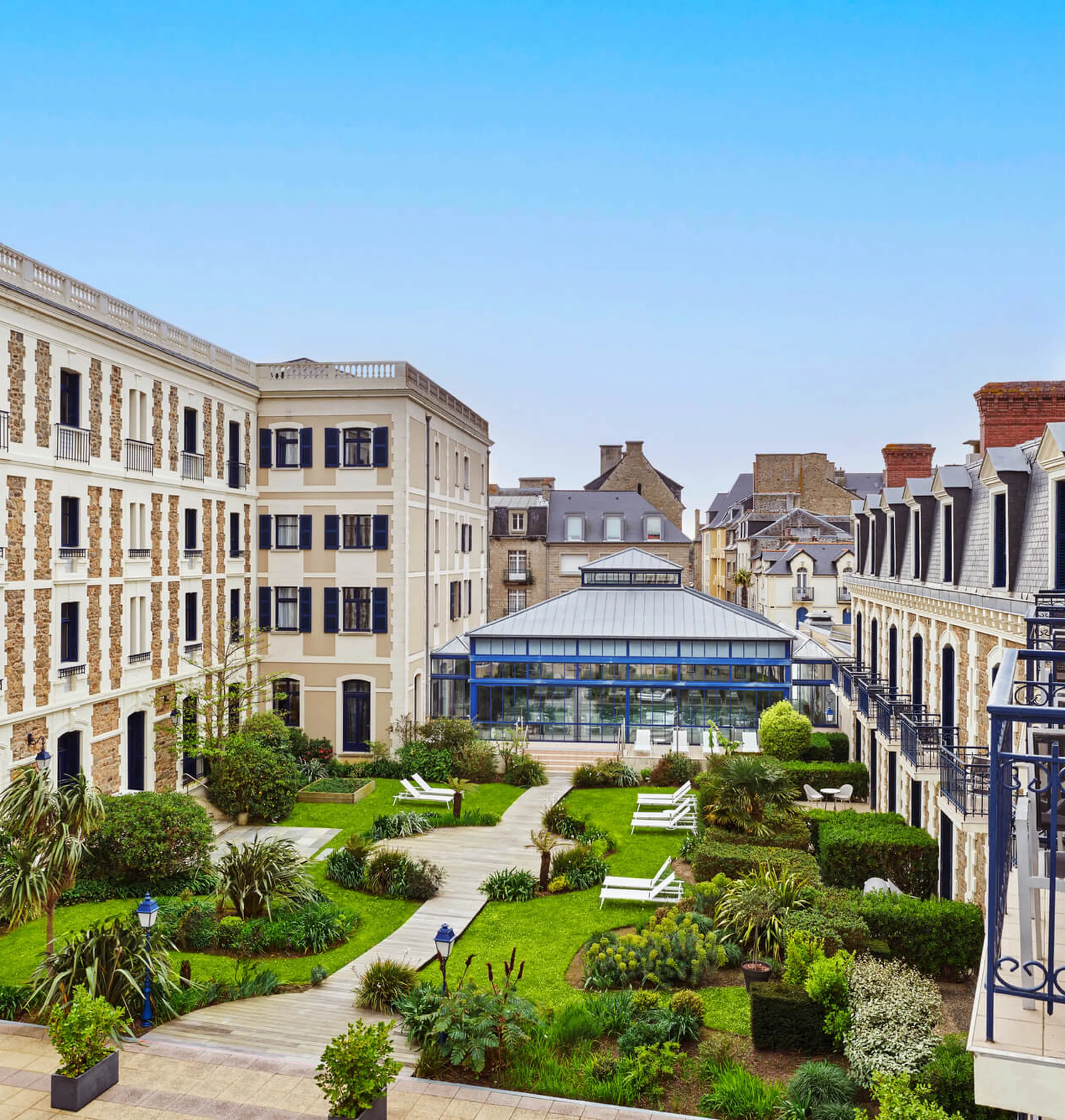 Le Grand Hôtel Dinard Vue piscine