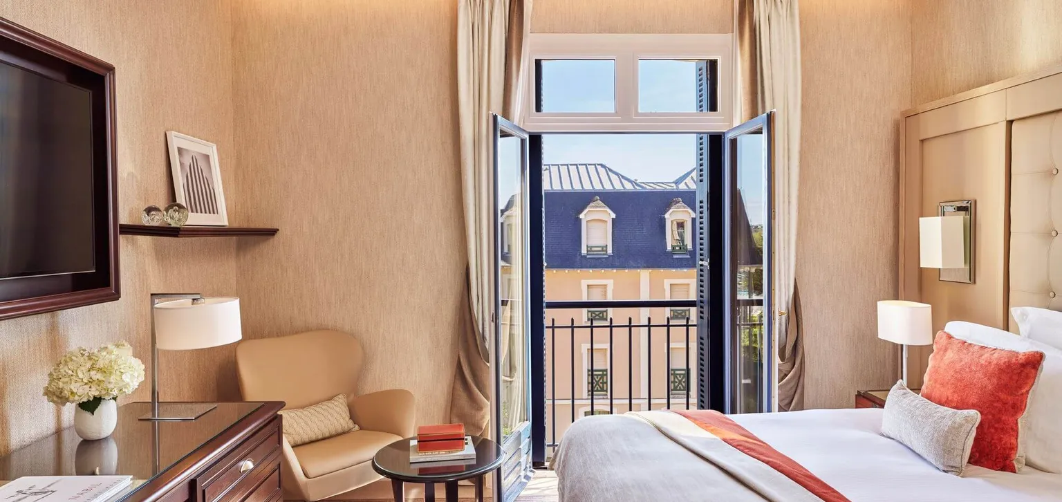 Vue de la chambre Deluxe du grand hotel Dinard
