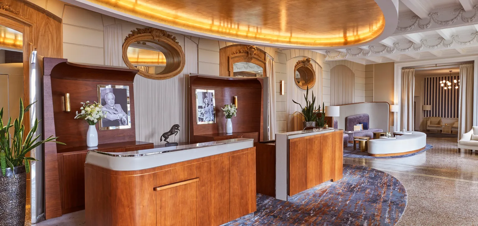 Lobby à l'hôtel du Grand Dinard