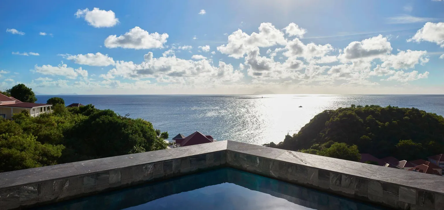 Saint Barth Suite Pain de sucre Piscine vue mer