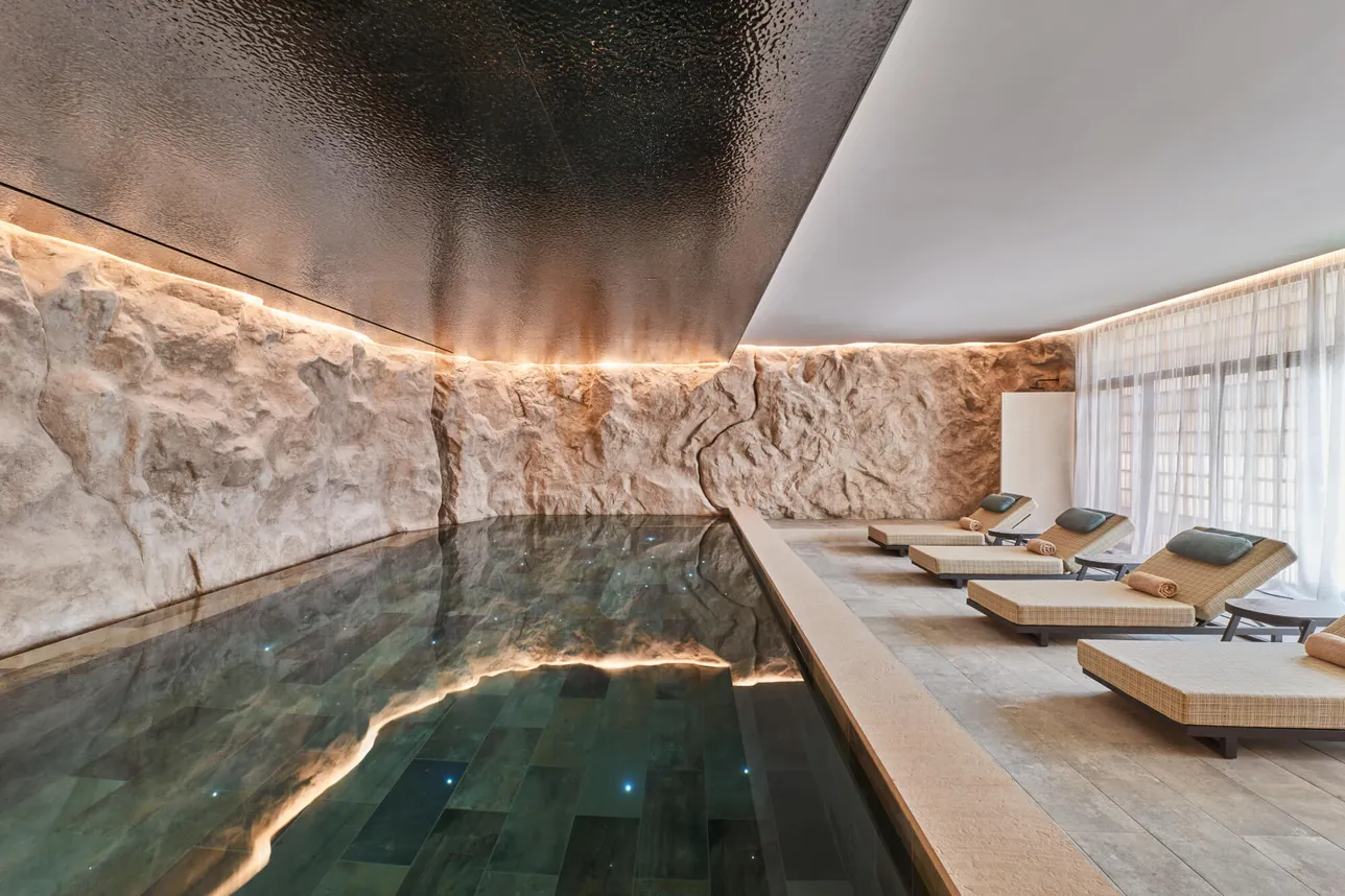 La piscine intérieure - Spa Fouquet's Mykonos