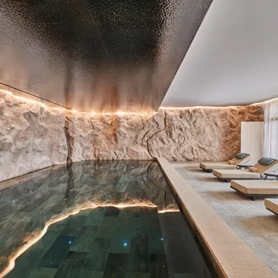 La piscine intérieure - Spa Fouquet's Mykonos