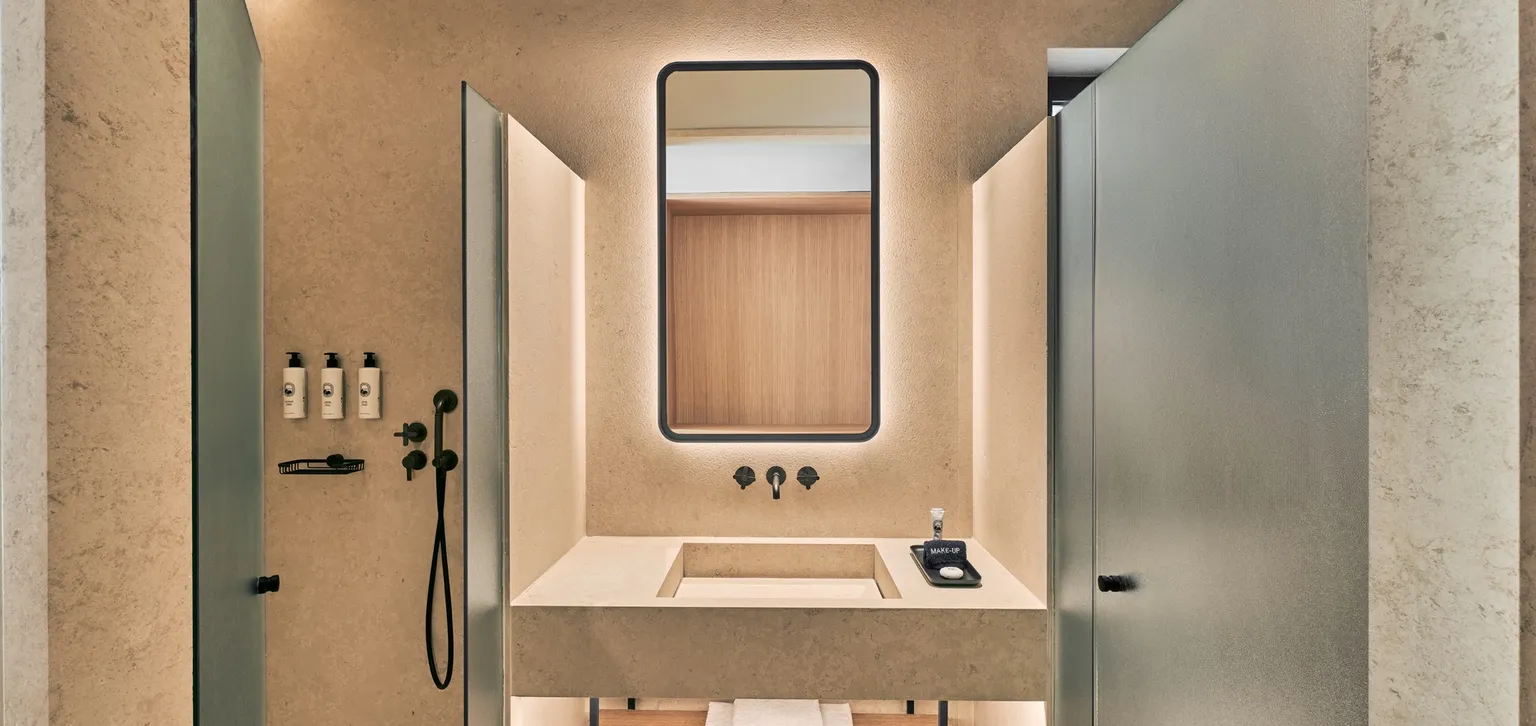 Suite Égéenne Deux Chambres Piscine Privée, Vue Mer - Salle de bain
