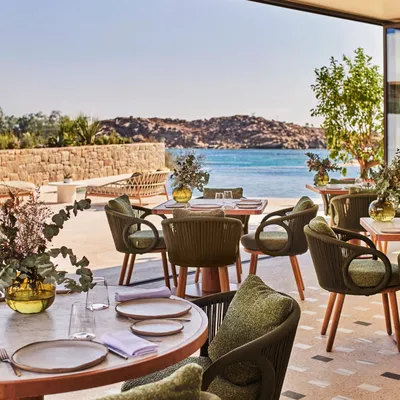 Eole, Intérieur du restaurant au Fouquet's Mykonos