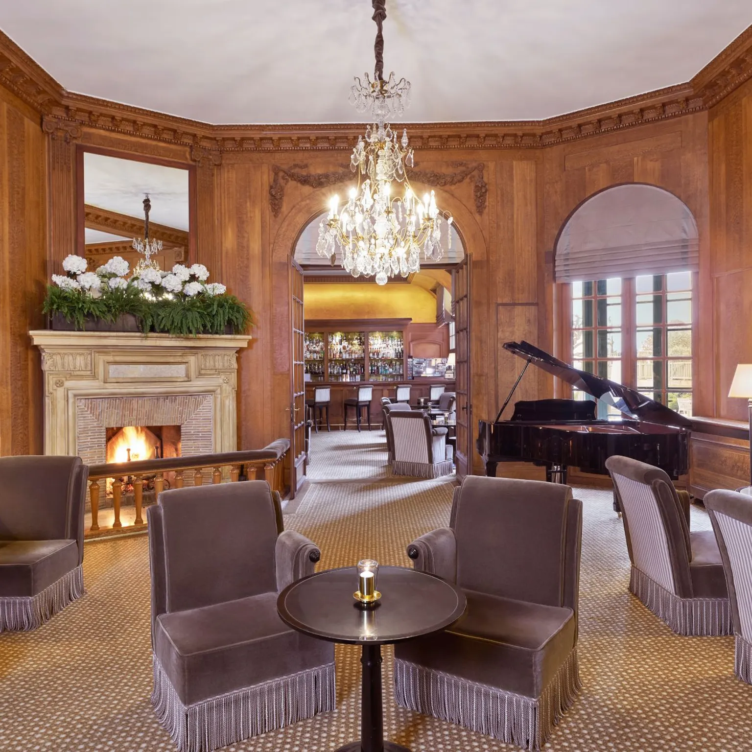 Bar de l'hôtel Le Normandy à Deauville