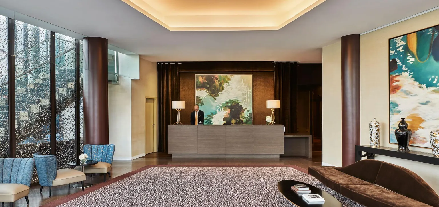 Lobby de l'hôtel à l'hôtel Barrière Lille