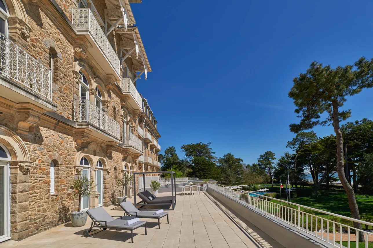 Suite Royale, Terrasse, Le Royal La Baule