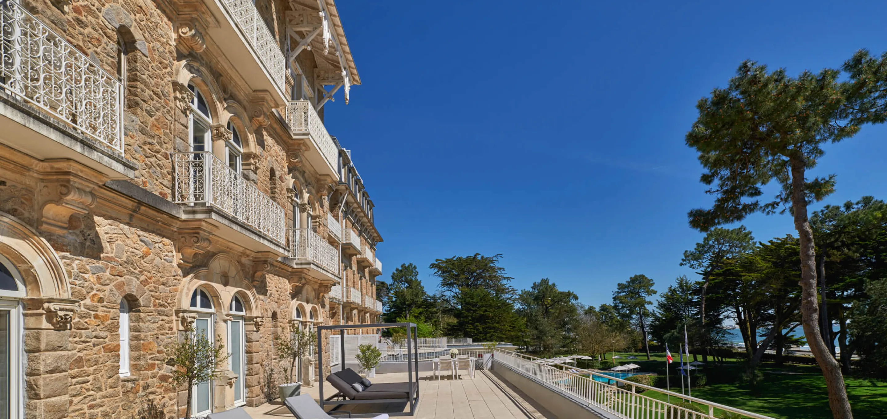 Suite Royale, Terrasse, Le Royal La Baule