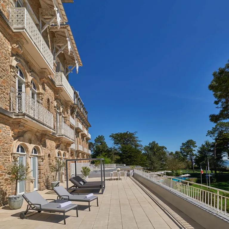 Suite Royale, Terrasse, Le Royal La Baule
