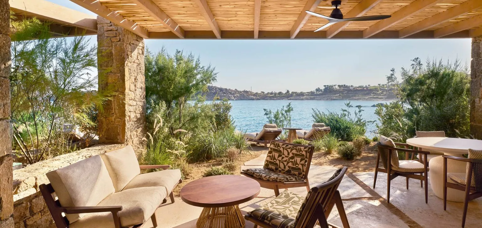 Suite Bungalow Deux Chambres Vue mer - 106 - Terrasse