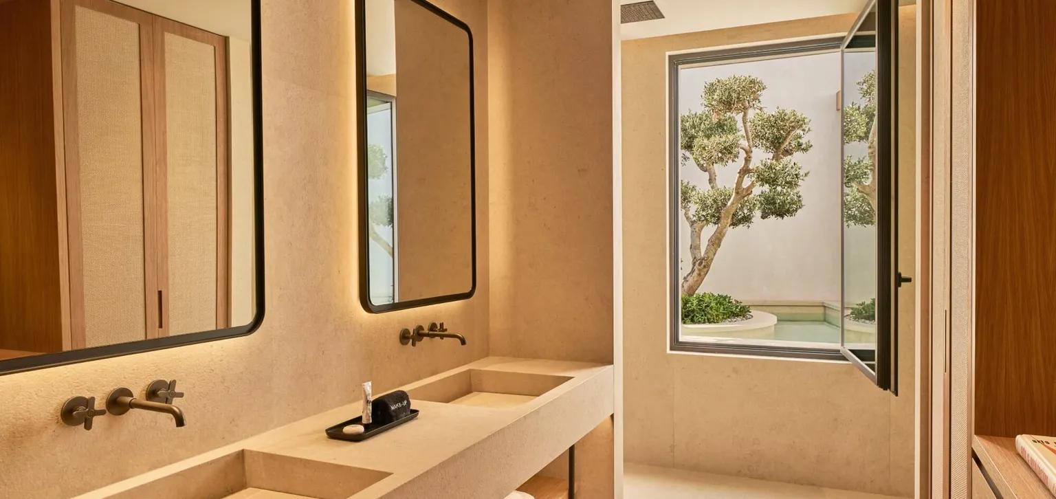 Suite Bungalow Deux Chambres Vue mer - 106 - Salle de bain