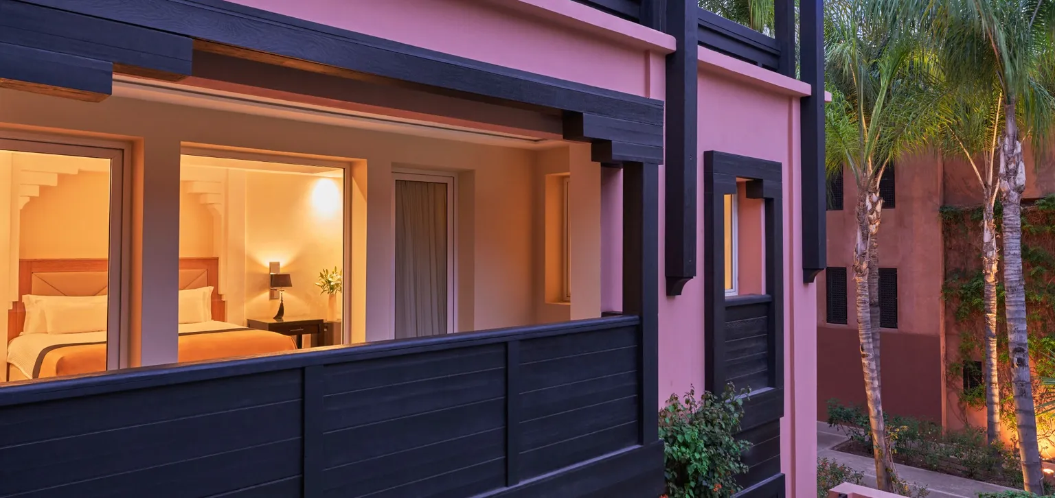 terrasse du ryad 3 chambres à l'hôtel le naoura à marrakech