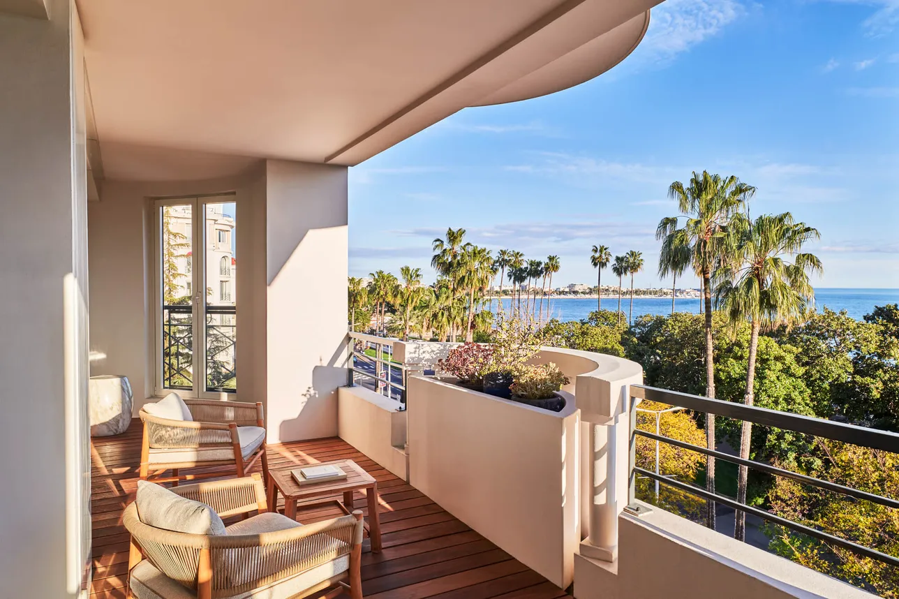 Terrasse de la Suite Escale à l'Hôtel Barrière Le Majestic Cannes