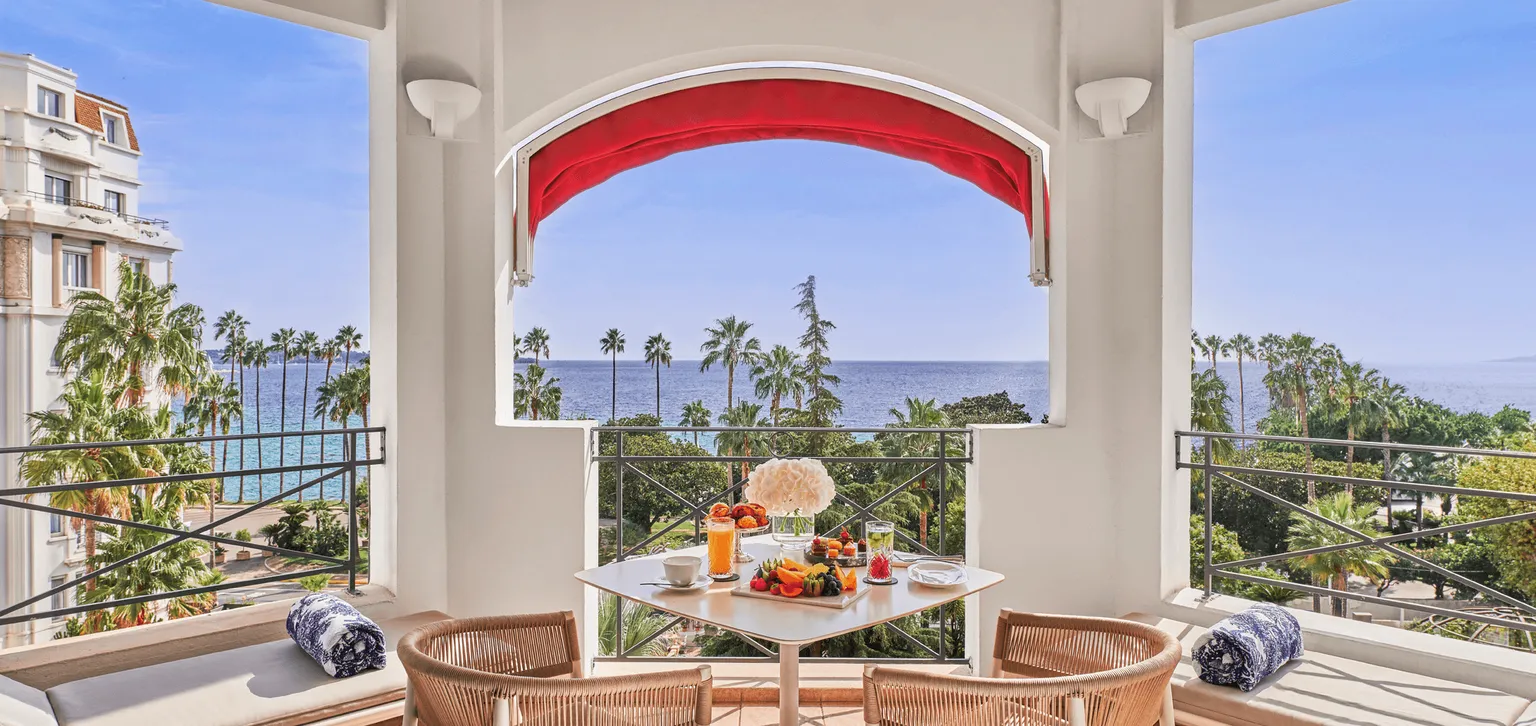 Junior Suite Prestige Terrasse Le Majestic Cannes