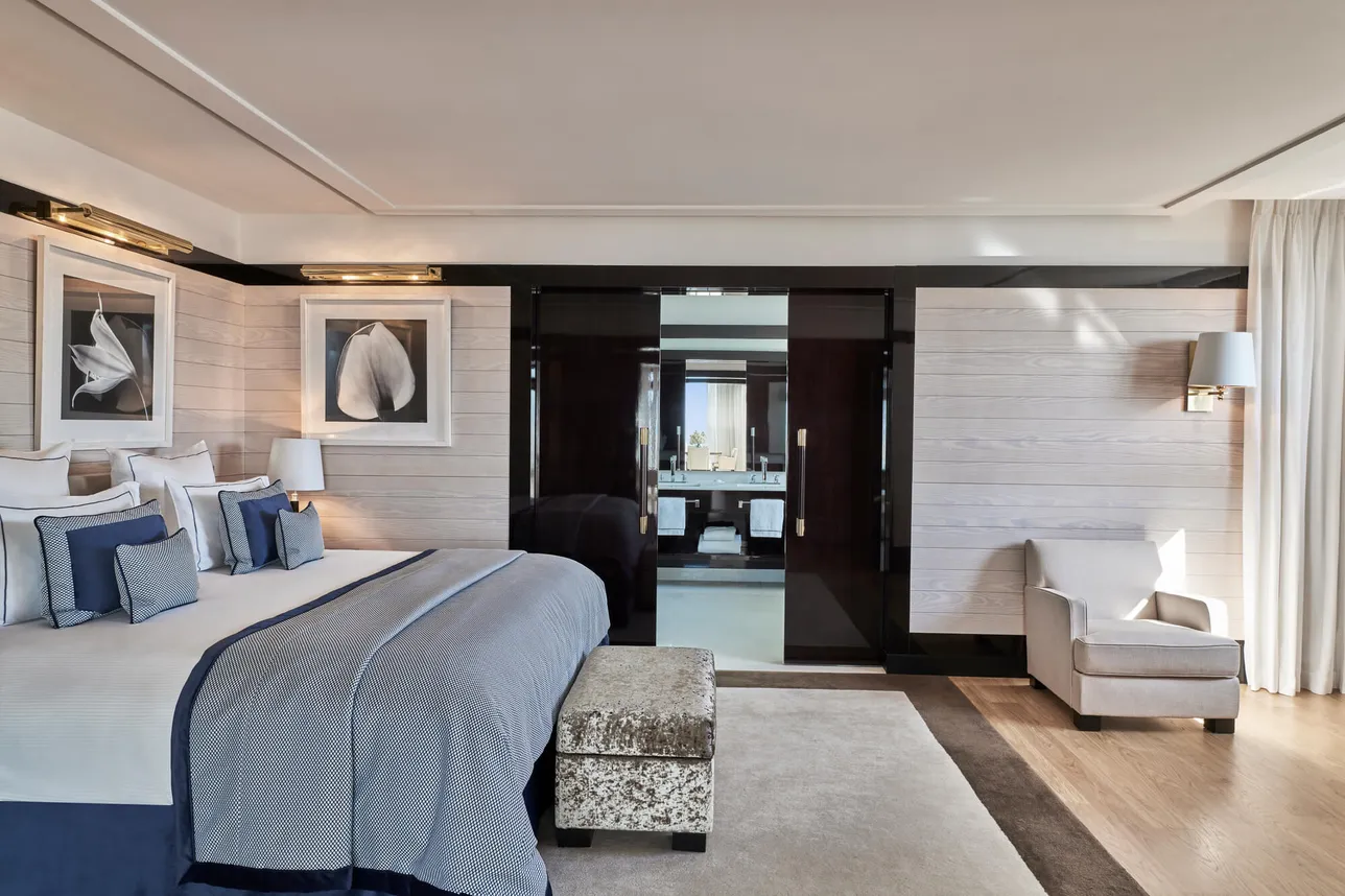 Chambre de la Suite Majestic à l'Hôtel Barrière Le Majestic Cannes
