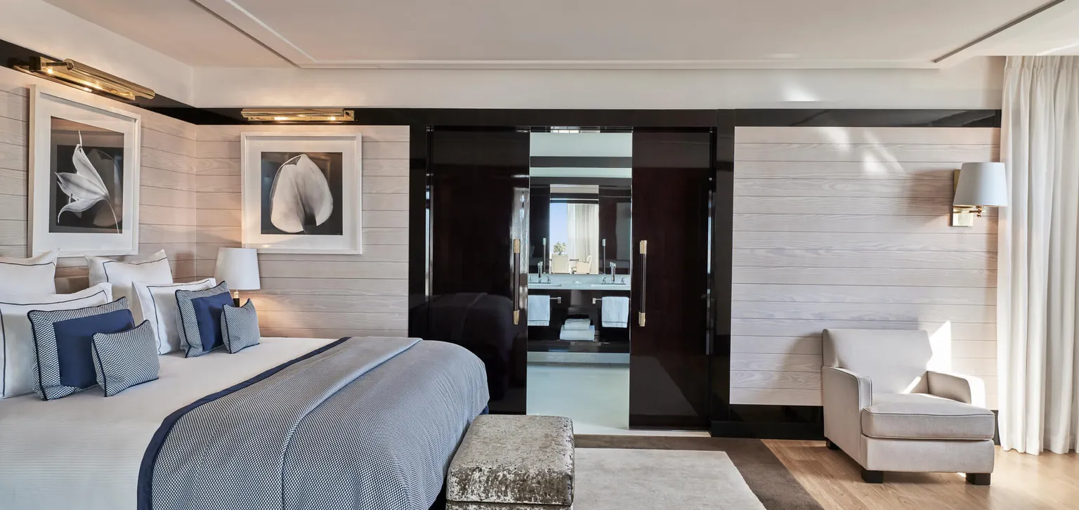 Chambre de la Suite Majestic à l'Hôtel Barrière Le Majestic Cannes